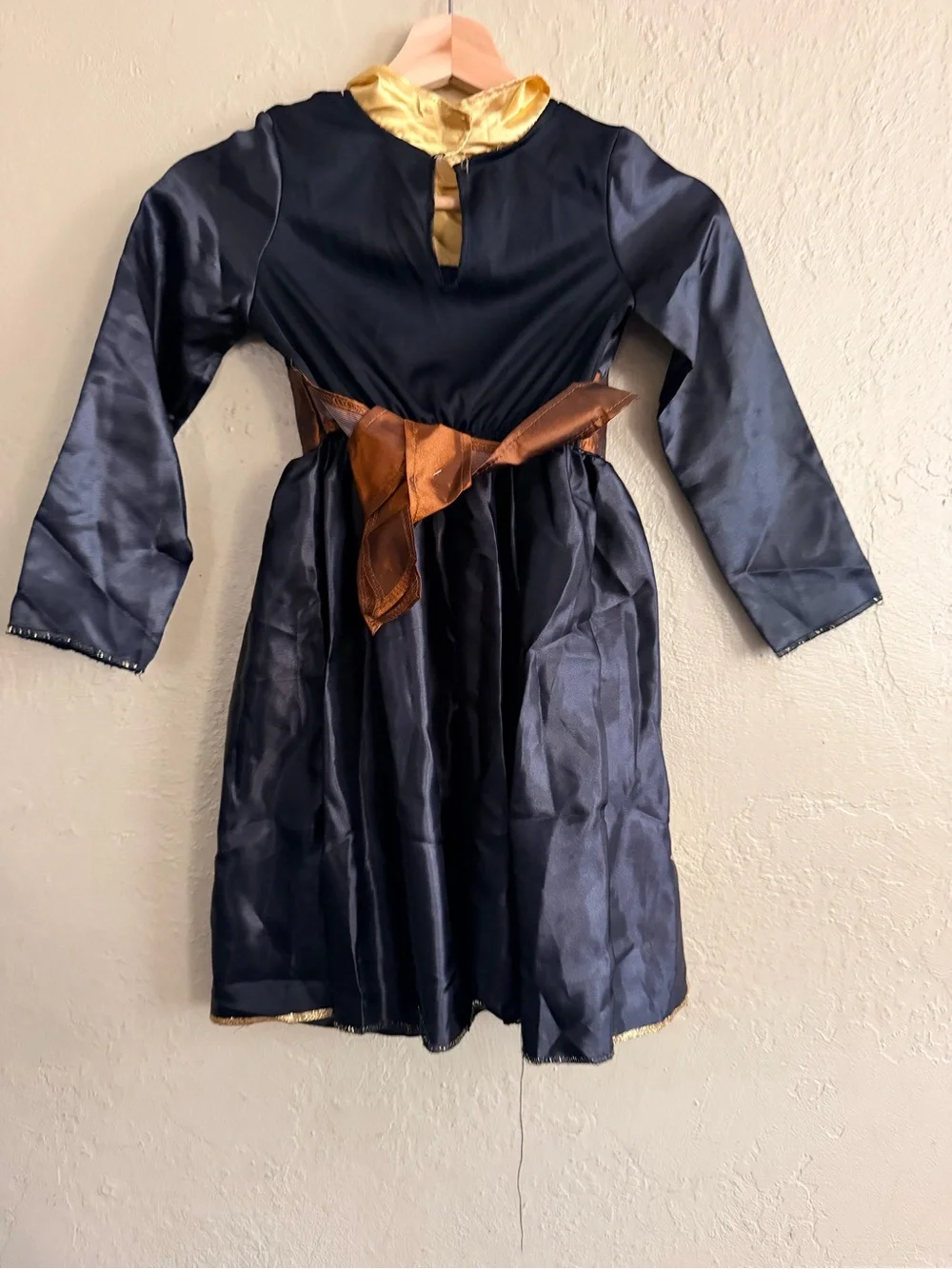 Disney Black and Gold Medieval Princess Costume Dress